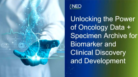 Unlocking the power of oncology data and specimen archive for biomarker and clinical discovery and development 